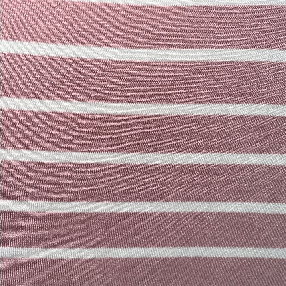 ‼️FREE with Purchase‼️ Pink Striped Tee 🌸🤍 - Picture 5 of 10